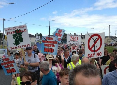 Part of the protest