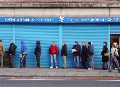 Social welfare office in Dublin (File photo)