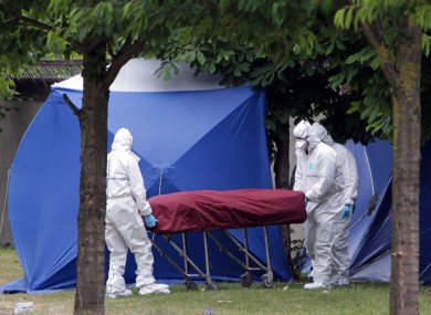 The scene of the shooting on 15 July.