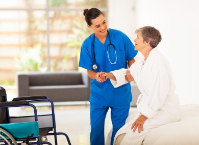 Stock image of a nursing home
