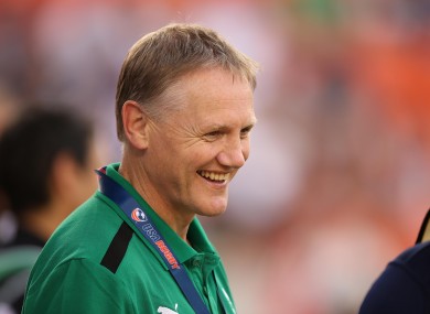 Joe Schmidt has been making his way around the provinces this summer.