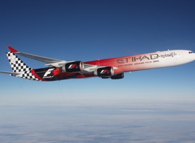 Etihad airline.