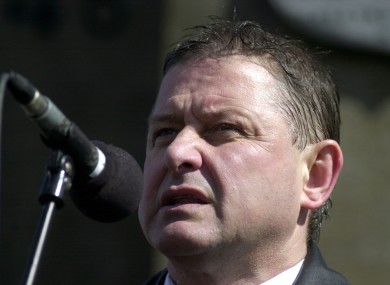 Former IRA hunger striker Bernard Fox.