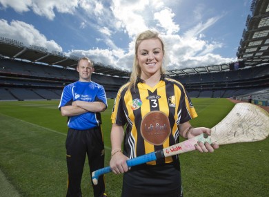 Good genes: At the Liberty Insurance camogie final press day were Grace Walsh of Kilkenny, and her brother Tommy.
