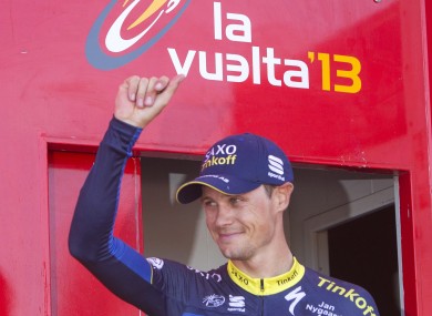 Roche: fifth in the GC after today's performance.