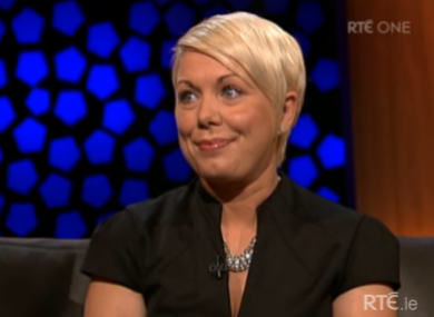 Stephanie Meehan pictured during her appearance on the Late Late show earlier this month.