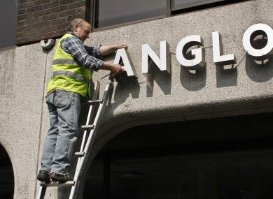 The former Anglo Irish Bank headquarters.