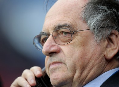 French Football President Noel Le Graet has complained that the play-off seeding system is