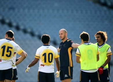 Kennelly and the Australia squad trained at Croke Park yesterday.