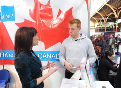 Working Abroad Expo in Dublin.