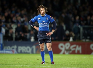 Zane Kirchner made his Leinster debut at the weekend.