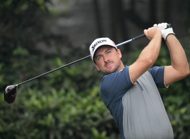McDowell teeing off in China earlier this month.