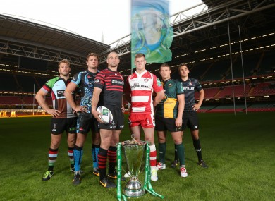 Chris Robshaw (Harlequins) Dean Mumm (Exeter Chiefs)Steve Borthwick (Saracens) Tom Savage (Gloucester) Dylan Hartley (Northampton) and Toby Flood (Leicester).