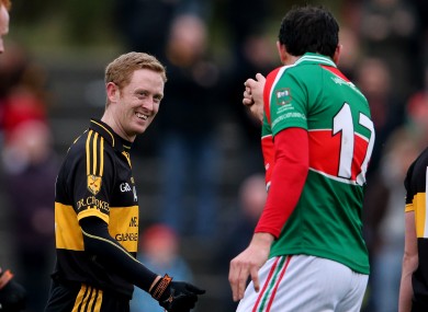 Dr Crokes' Colm Cooper and Michael Webster of Loughmore Castleiney.