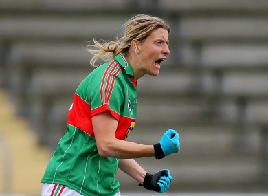 Mayo's Cora Staunton was on target today.