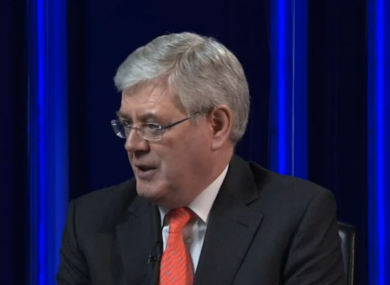 Eamon Gilmore speaking to Sky News this morning