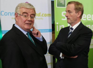Tánaiste Eamon Gilmore and Taoiseach Enda Kenny
