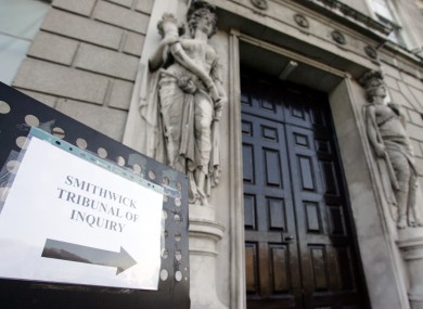 The Smithwick Tribunal Inquiry.