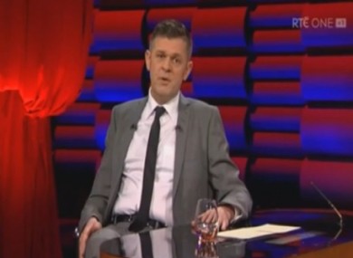 Brendan O'Connor on the Saturday Night Show