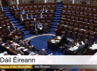 The Dáil chamber (File photo)