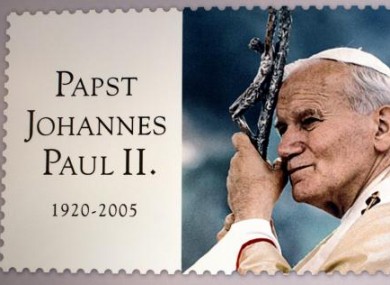 Pope John Paul II died in 2005.