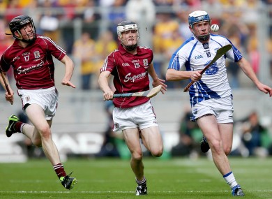 Shane Bennett (right) in action for the Waterford minors.