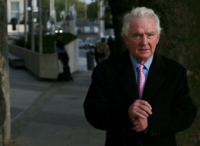 Former chairman of Anglo leaving court last month.