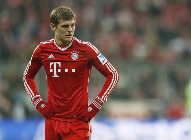 Kroos has yet to sign a new deal at Bayern.