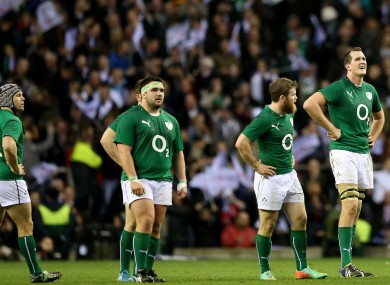 Ireland's evening ended in disappointment at Twickenham.
