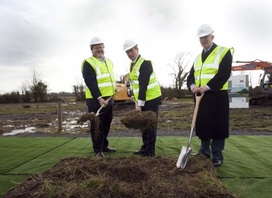 Bruce Cozadd, Enda Kenny and Barry O'Leary.