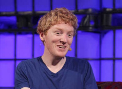 Stripe co-founder Patrick Collison at the Web Summit 2013.