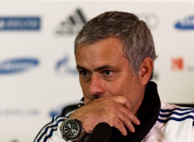 Mourinho: lashed out during today's press conference.
