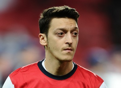 Ozil produced a disappointing performance against Bayern during the week.