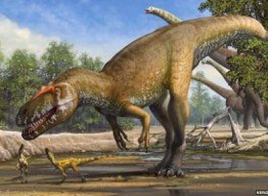 An image of how the dinosaur is believed to have looked