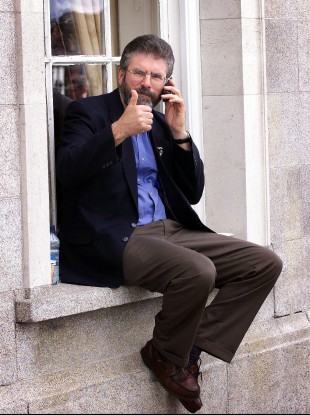 Gerry Adams will be happy with today's opinion poll