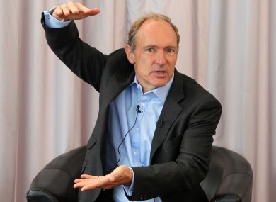 Sir Tim Berners-Lee, the inventor of the world wide web.
