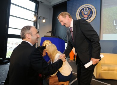 Micheál Martin and Enda Kenny (File photo)