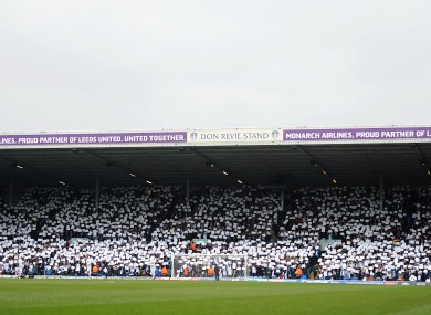 Elland Road, the home of Leeds United.