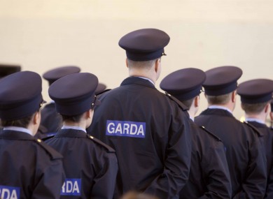 New Garda Reservists listen intently to interim Garda Commissioner Noirin O'Sullivan.