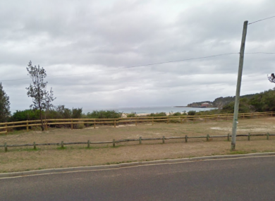 The coast road looking onto Tathra Beach