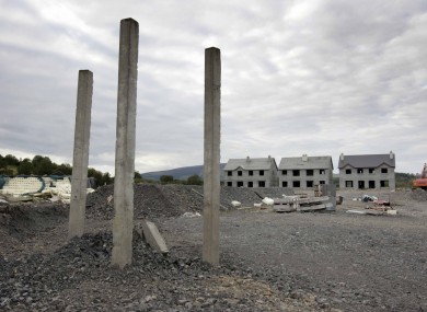 Ghost housing estate The Waterways in Keshcarrigan, Co. Leitrim
