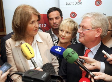 Burton, Prendergast and Gilmore pictured together. (File photo)