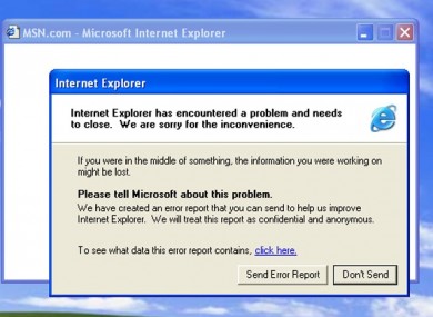 internet explorer 6