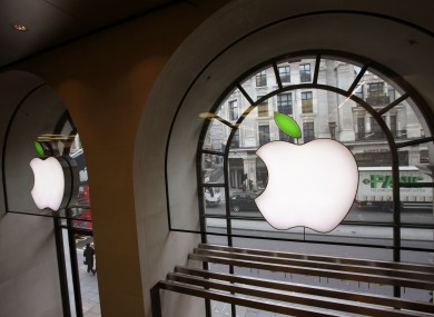 The Apple Store on Regent Street in London recently marked Earth Day by turning its logo green.