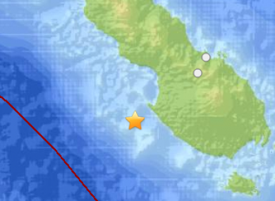Earthquake of PNG today.