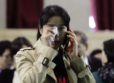 A relative of a missing student awaits details today.