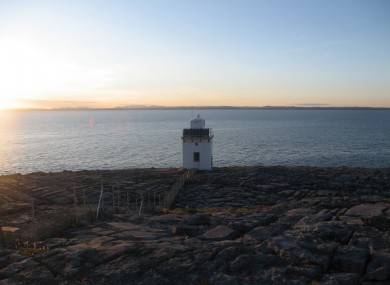Blackhead Lighthoust in the north west of county Clare.
