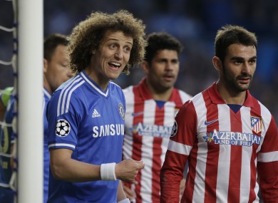 David Luiz and Chelsea were dumped out of the Champions League by Atletico Madrid during the week.