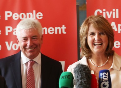 Alex White and Joan Burton both want Eamon Gilmore's job.
