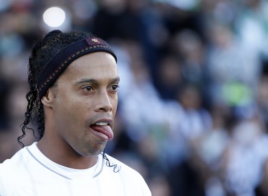 Ronaldinho's home is being offered 34,350 reais a day, about $15,600 at current exchange rates.